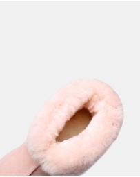 EVERAU - EverAU Ugg Mallow Slipper Sheepskin Upper House Shoes