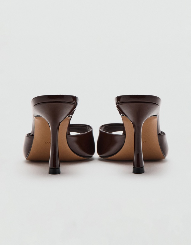 M.N.G - Patent Leather High-Heeled Sandals