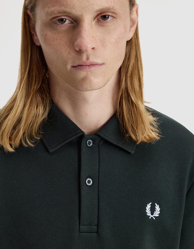 Fred Perry - Pique Collard Sweatshirt