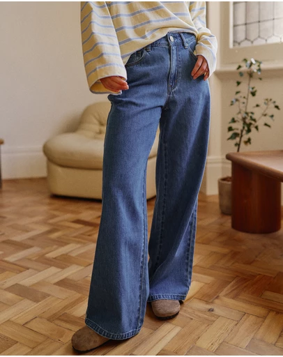 Ceres Life - Willow Soft Wide Leg Jean