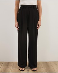Atmos&Here - Ellie Pleated Wide Leg Pants
