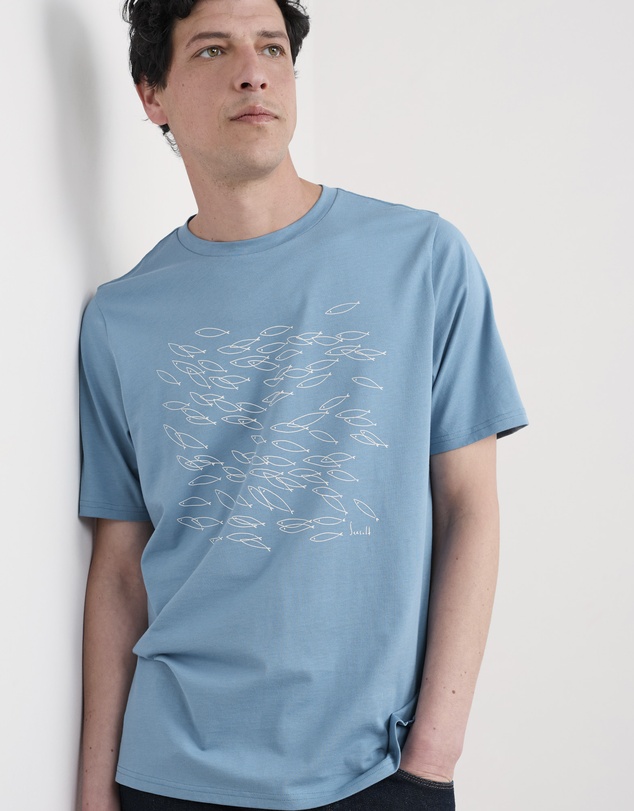 Seasalt - Seasalt Cornwall Blue Midwatch T-Shirt