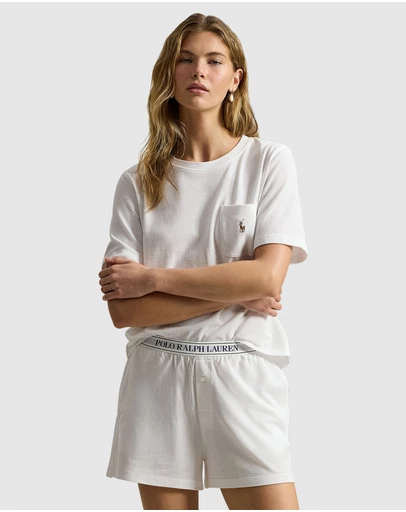 Polo Ralph Lauren - Knit Oxford Modal & Cotton Short Sleeve Tee & Short Set