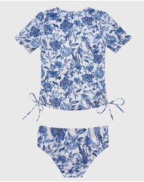 Aqua Blu Kids - Azalea Short Sleeve Rash Vest Set - Kids