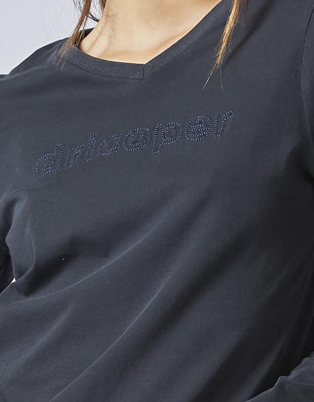 DRICOPER DENIM - Bowie Black Long Sleeve Tee