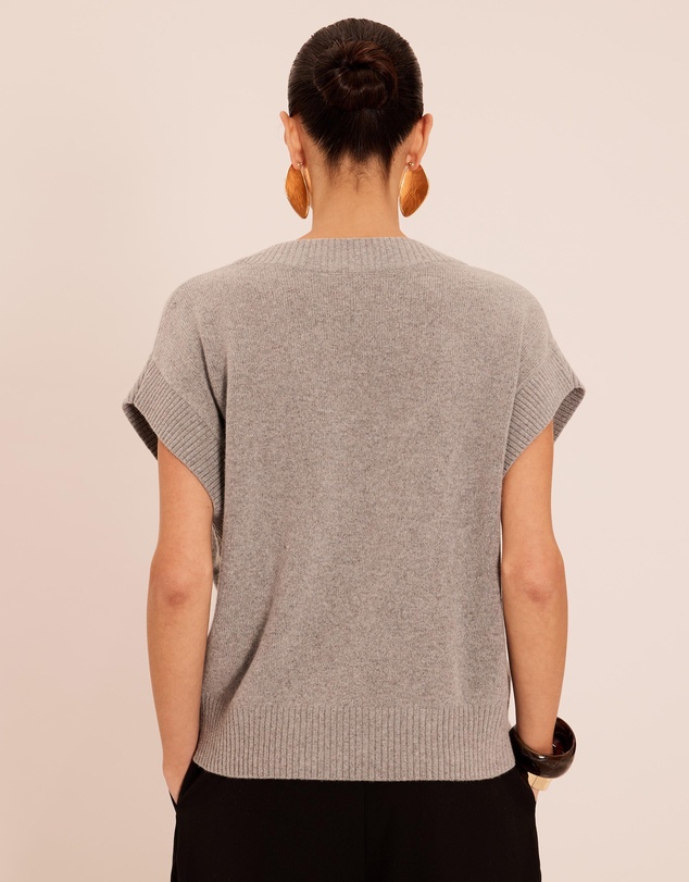 AERE - Aofie Merino Wool Blend Knit Vest