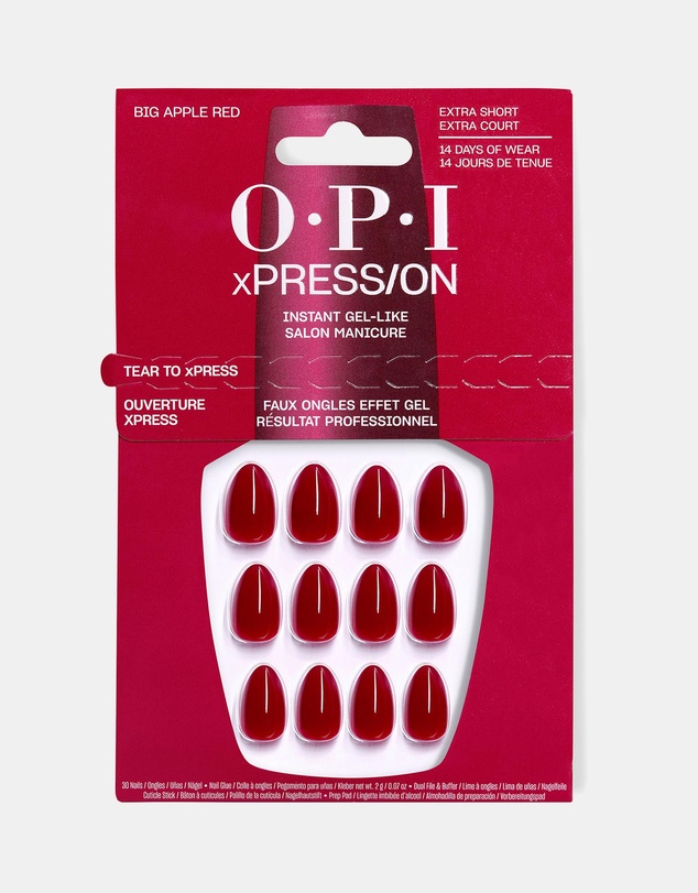 O.P.I - Xpress/On Big Apple Red