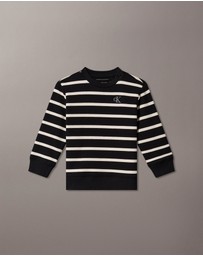 Calvin Klein Jeans - Newborn Striped Sweatshirt
