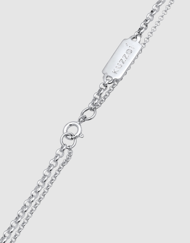 Kuzzoi - ICONIC EXCLUSIVE - Compass Pendant Necklace in 925 Sterling Silver