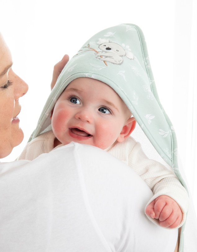 Living Textiles - Organic Hooded Towel - Australiana