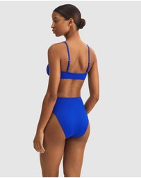 Polo Ralph Lauren - Cable Jacquard Kennedy Scooped Bikini Top