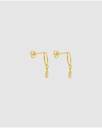 Ichu - Golden Details Stud Earrings
