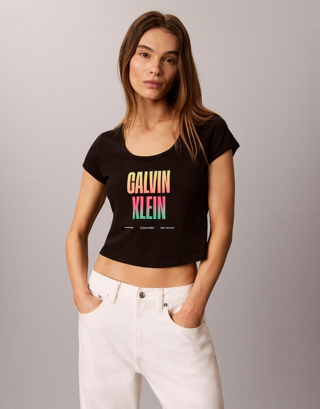 Calvin Klein Jeans - Pride Slim Scoopneck Tee