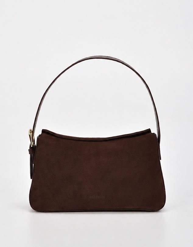 Cobb & Co - Portsea Suede Leather Shoulder Bag