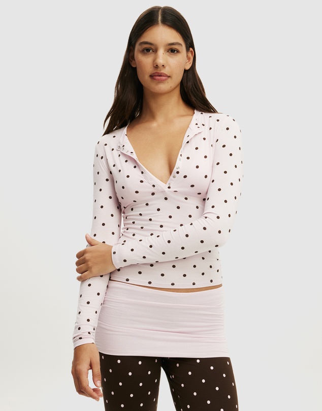Cotton On Body - Airy Soft Lounge Henley