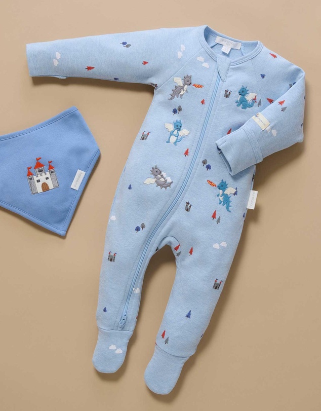 Purebaby - Bandana Bib -Kids-Babies