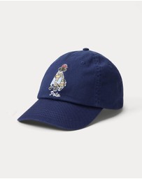 Polo Ralph Lauren - Dog-Embroidered Twill Ball Cap