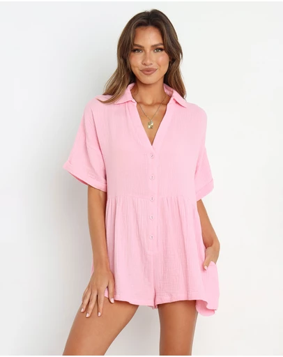 Petal & Pup - Winny Playsuit - Pink