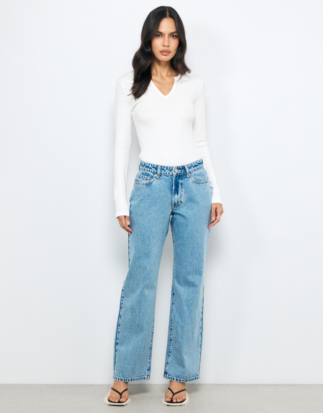 AERE - Long Sleeve Rib Tee