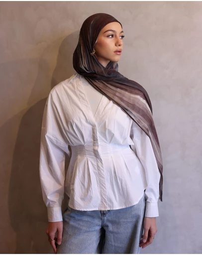 Mod Squad - Printed Rayon Hijab - Earth