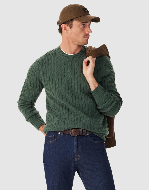 R.M.Williams - Jones Lambswool Cable Knit