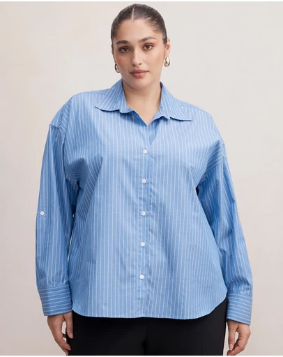 Forever New Curve - Ivie Curve Oversized Shirt