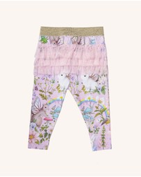 Fleur Harris - 'Fairyland' Fabulous Frilled Legging in Pink Lavender