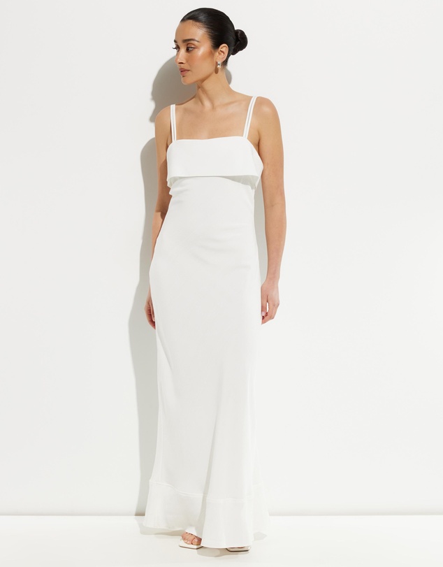 Calli - Liberty Fitted Midi Dress