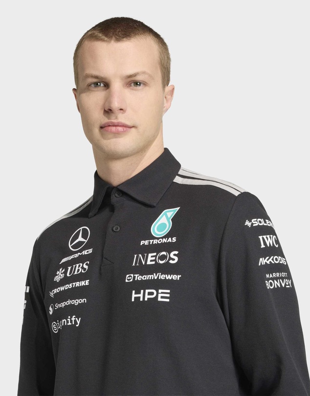 adidas Performance - MERCEDES - AMG PETRONAS FORMULA 1 TEAM ENGINEERS POLO LONGSLEEVE Mens