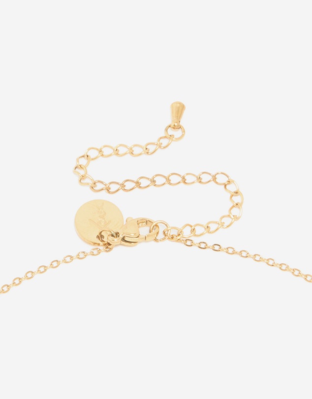 Lovisa - Waterproof Gold Plated Stainless Steel Letter K Dainty Pendant Necklace