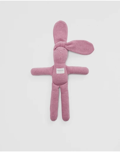 Country Road - Organically Grown Cotton Blend Rib Stripe Bunny