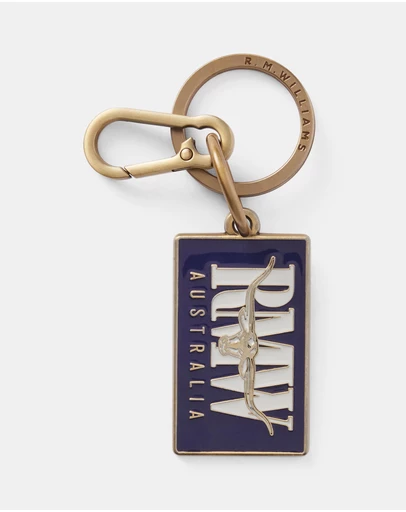R.M.Williams - Heritage Logo Enamel Keyring
