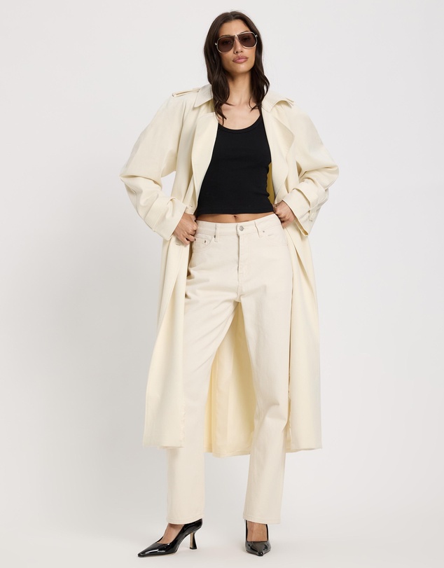 Minima Esenciales - High Rise Straight Leg Jeans