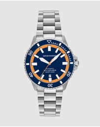 Emporio Armani - Silver Tone Analogue Watch