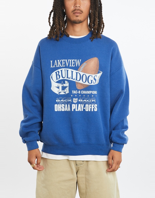 Vintage by The Real Deal - Pre Loved - Vintage 1996 Lakeview High School Bulldogs Football Sweatshirt