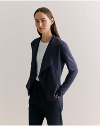Trenery - Bamboo Viscose Blend Jacket in Night Sky
