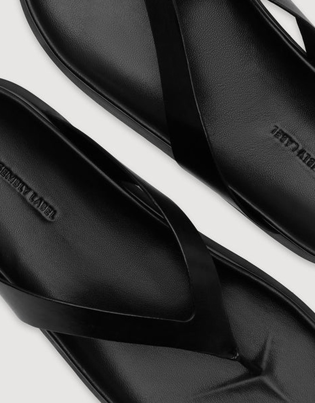 Assembly Label - Mela Leather Thongs