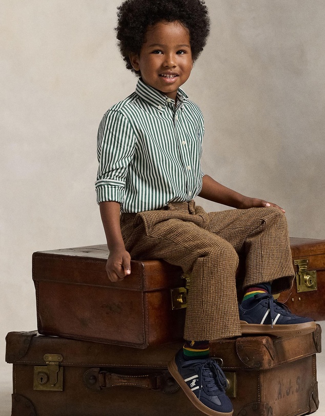 Polo Ralph Lauren - Striped Cotton Poplin Shirt - ICONIC EXCLUSIVE - Kids