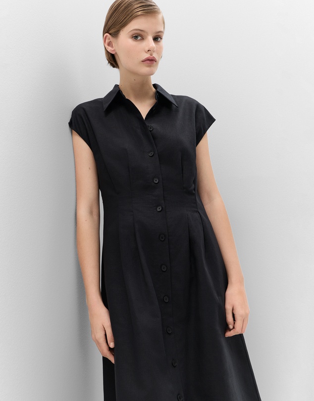 UNISON - Collared Midi Dress