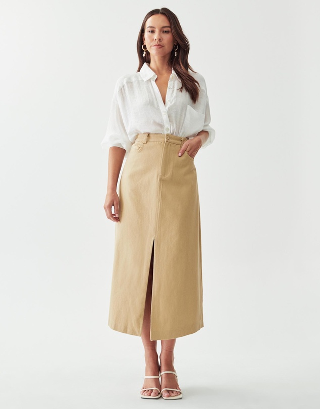The Fated - Heart Midi Skirt