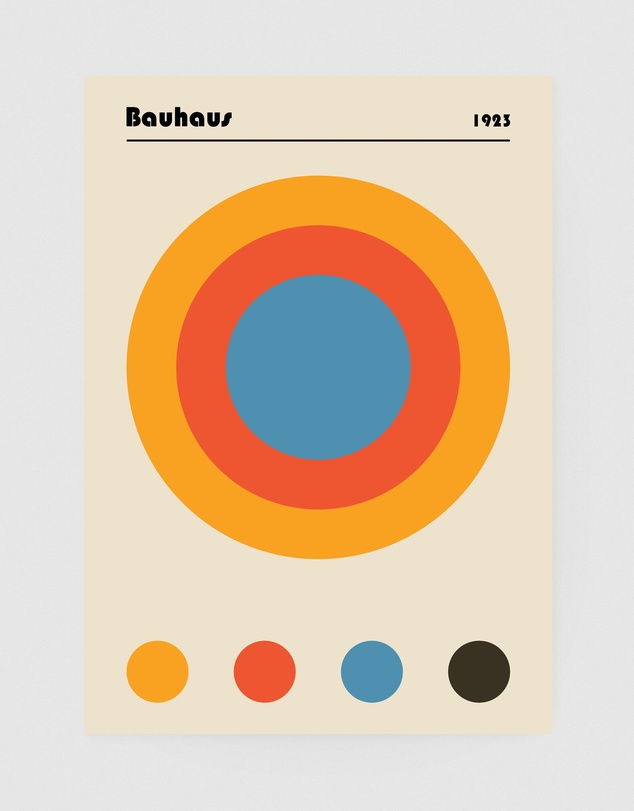 Inka Arthouse - Bauhaus Set of 2 Art Prints
