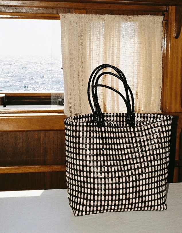 Mimmi Terra - Woven Traveller Tote Tiramisu