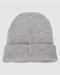 Max Alexander - European Made Grey Wool Beanie