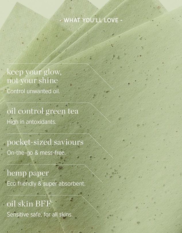 Ere Perez - Green Tea Oil Control Papers