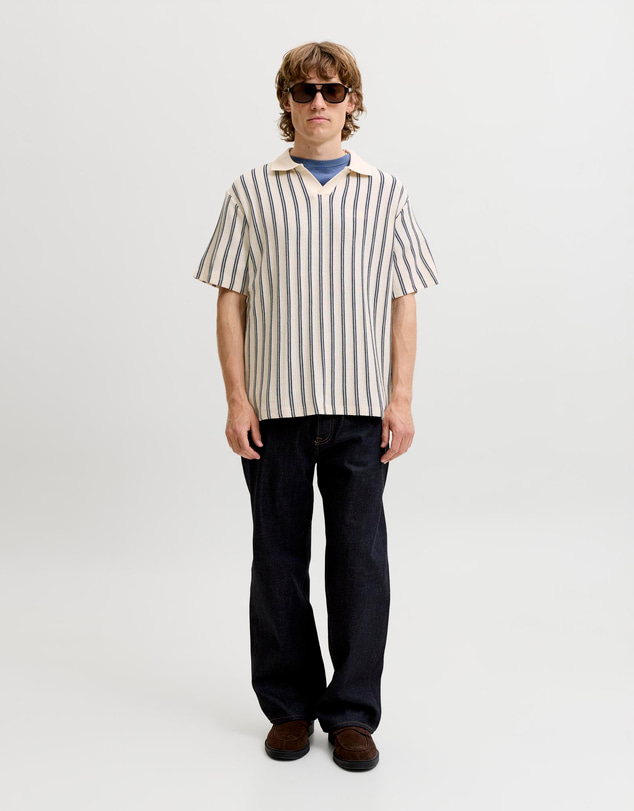 Jack & Jones - JPRBluHarry SS Split Neck Polo