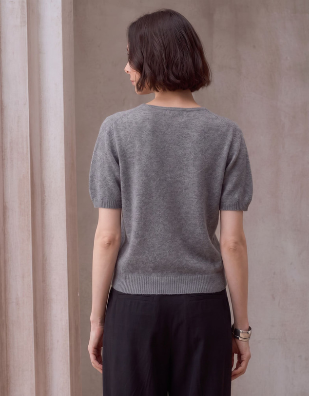 SILK MAGNOLIA - Cashmere Silk T-shirt