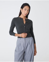 Forcast - Cassie Crew Neck Cardigan