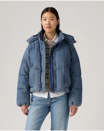 Levi's - Western Bubble Shortie City Worn Ow Jacket