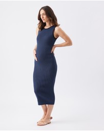 Ripe Maternity - Noa Rib Knit Nursing Dress