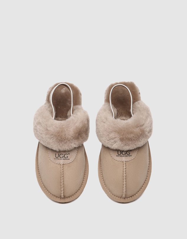 EVERAU - Australian Shepherd Ugg Waffle Plus Cow Suede Upper House Shoes
